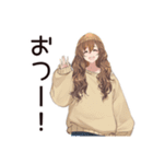 マイペース女子のゆるっと応援★（個別スタンプ：38）