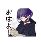 サブカル女子の読書タイム♡（個別スタンプ：2）