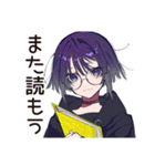 サブカル女子の読書タイム♡（個別スタンプ：30）