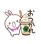 しろうさぎ【グルメ】（個別スタンプ：5）