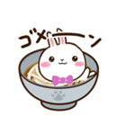 しろうさぎ【グルメ】（個別スタンプ：18）