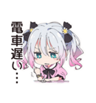 地雷ちゃん★通勤電車あるある（個別スタンプ：34）