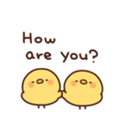 にわとりぴよこの英語（個別スタンプ：3）