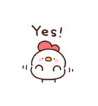 にわとりぴよこの英語（個別スタンプ：19）