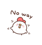 にわとりぴよこの英語（個別スタンプ：24）