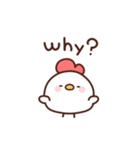 にわとりぴよこの英語（個別スタンプ：30）