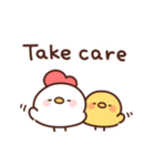 にわとりぴよこの英語（個別スタンプ：37）