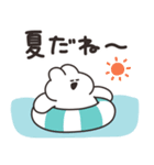 サマーうさちゃん リメイク版（個別スタンプ：1）