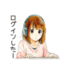 ふつうの女の子★ゲーマーの日常（個別スタンプ：5）