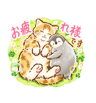 猫たちとペンギンのスタンプ♡【丁寧敬語】（個別スタンプ：11）