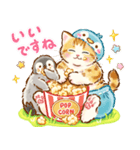 猫たちとペンギンのスタンプ♡【丁寧敬語】（個別スタンプ：19）