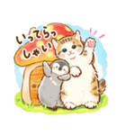 猫たちとペンギンのスタンプ♡【丁寧敬語】（個別スタンプ：29）