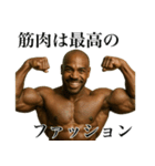黒人マッチョ（個別スタンプ：18）