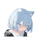ねこ耳ロックガール（個別スタンプ：19）
