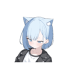 ねこ耳ロックガール（個別スタンプ：24）
