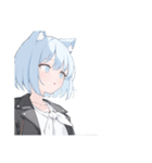 ねこ耳ロックガール（個別スタンプ：36）