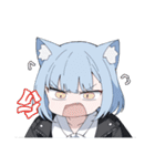 ねこ耳ロックガール（個別スタンプ：40）