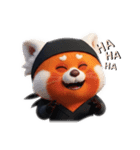 ずーっと使える忍者レッサーパンダ3D（個別スタンプ：3）