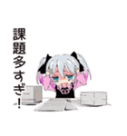 地雷ちゃんのキャンパスライフ（個別スタンプ：12）