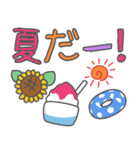 夏の暑さで頭がいかれた派手スタンプ（個別スタンプ：10）