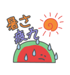 夏の暑さで頭がいかれた派手スタンプ（個別スタンプ：24）