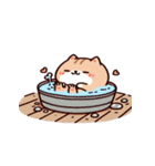 お風呂猫 歌いに行く,（個別スタンプ：22）
