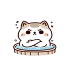 お風呂猫 なによ,（個別スタンプ：19）