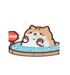 お風呂猫 ふんっ,（個別スタンプ：19）