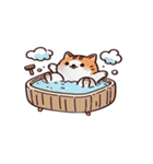 お風呂猫 ふんっ,（個別スタンプ：24）