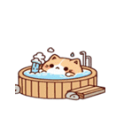 お風呂猫 ふんっ,（個別スタンプ：28）