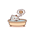 お風呂猫 ふんっ,（個別スタンプ：29）