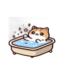 お風呂猫 ふんっ,（個別スタンプ：31）