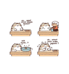 お風呂猫 ふんっ,（個別スタンプ：32）