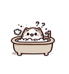お風呂猫 言わないもん,（個別スタンプ：19）