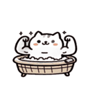 お風呂猫 言わないもん,（個別スタンプ：27）