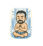 滝に打たれて伝えたい（個別スタンプ：3）