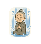 滝に打たれて伝えたい（個別スタンプ：4）