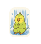 滝に打たれて伝えたい（個別スタンプ：7）