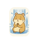 滝に打たれて伝えたい（個別スタンプ：8）