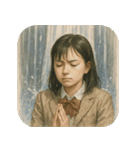 滝に打たれて伝えたい（個別スタンプ：17）
