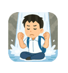 滝に打たれて伝えたい（個別スタンプ：32）