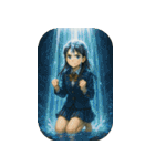 滝に打たれて伝えたい（個別スタンプ：34）