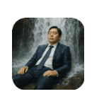 滝に打たれて伝えたい（個別スタンプ：39）