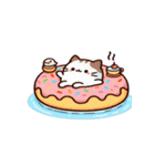 お風呂猫 おやつタイム,（個別スタンプ：1）