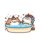 お風呂猫 おやつタイム,（個別スタンプ：10）