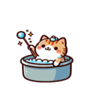 お風呂猫 おやつタイム,（個別スタンプ：25）