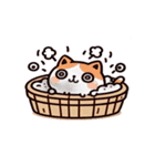 お風呂猫 にこにこ,（個別スタンプ：7）
