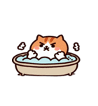 お風呂猫 にこにこ,（個別スタンプ：23）