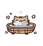 お風呂猫 にこにこ,（個別スタンプ：24）