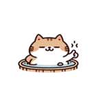 お風呂猫 にこにこ,（個別スタンプ：25）